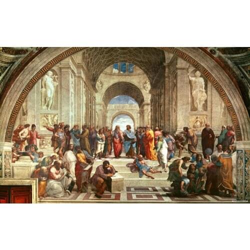 Custom Canvas Prints ( School of Athens) painting canvas wall picture