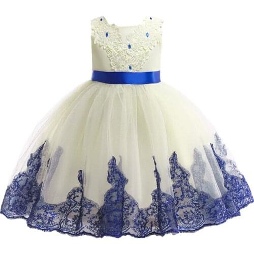 2020 girls dress princess dress girls wedding dress fluffy dress summer embroidered casual dress girl formal party show dress