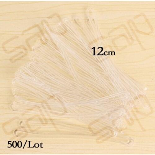 SAP Great quality 5"/12cm Luggage Tag Loops Clear 500 Pack (WL004-clear-500)
