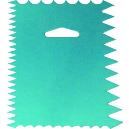 3Pcs aluminum alloy Cake Scraper Smoother Cutter Set Fondant Cake Pizza Side Decorating Icing Sugarcraft Scraper Cutter