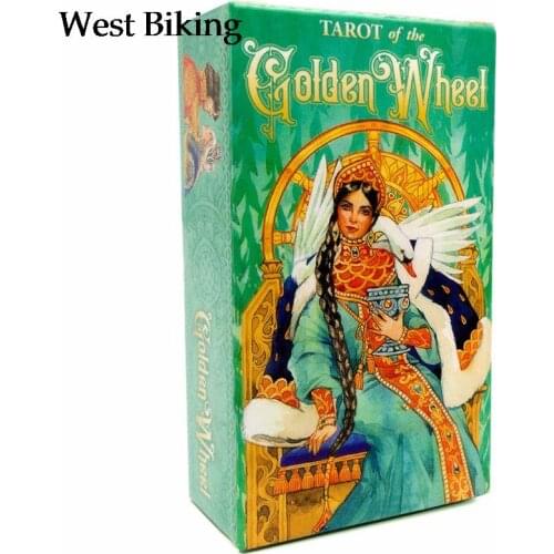 Tarot of the Golden Wheel 78 Cards Deck Tarot Board Game Family Party Oracle