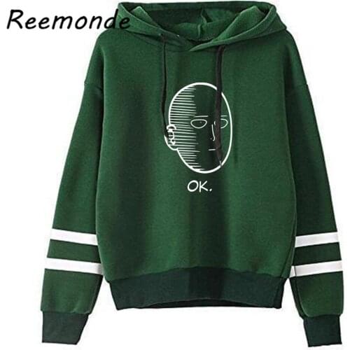 Anime One Punch Man Hoodies Saitama Costumes Oppai Saitama Hoodie Sweatshirt Women Female Harajuku Hoodies Pullover Tops
