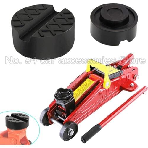 Car General Purpose Floor Slotted Car Rubber Jack Pad Frame Protector Adapter Jacking Tool Clamp Welding Side Lifting Plate