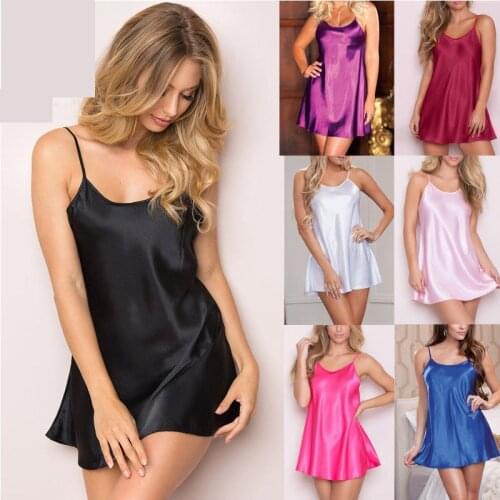 Womens Plus Size Erotic Sexy Lingerie Silk Lace Robe Dress Temptation Pajamas S-8XL Sleepwear