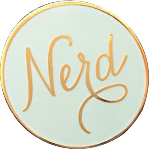 Book lover gift hard enamel pin