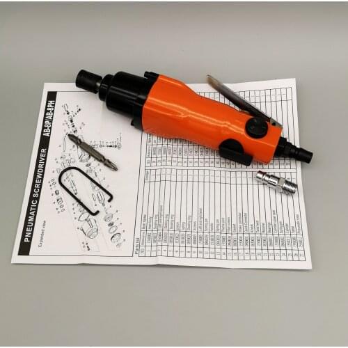 DA-YA 8H Air Screwdriver Straight Head Type Pneumatic Screwdriver Hand Drill Wind Driver Pneumatic Tapping Machine Air Tools