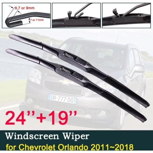Car Wiper Blades for Chevrolet Orlando 2011~2018 2012 2013 2014 2015 2016 2017 Front Windscreen Windshield Car Accessories Goods