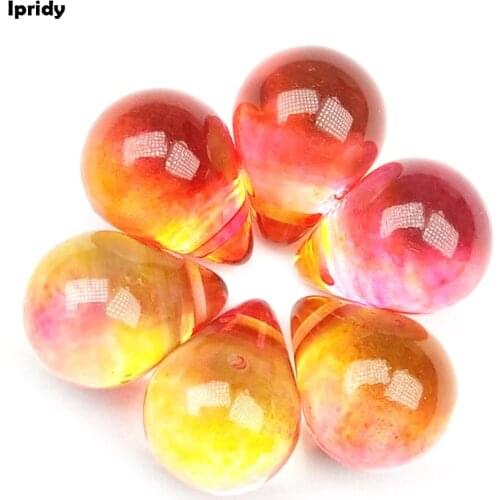 10Pcs/lot 10*13MM Teardrop Water Drop Resin Beads For Jewelry Making Bracelet Necklace Accessories