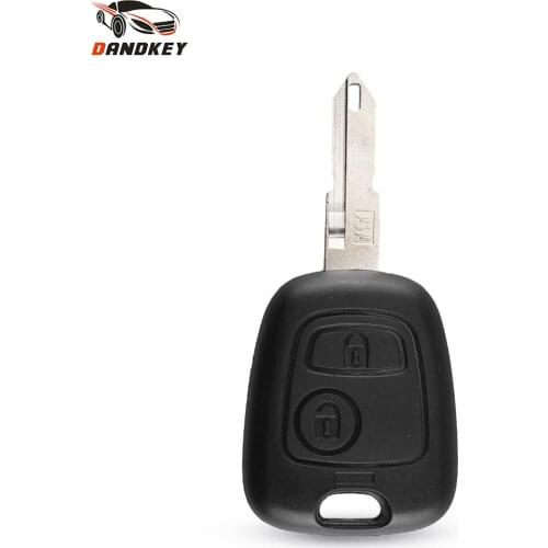 Dandkey 10pcs 2 Buttons Remote Key Shell Fob Case For Citroen C1 C2 C3 C4 XSARA Picasso Blank Cover Replacment NE73 Blade