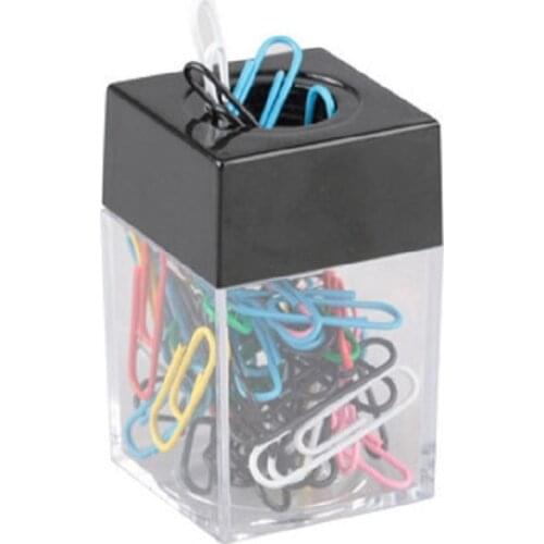 Clip Holder & Clip Dispenser Office Supplies desk Office Supply Paperclip Holder Magentic Paper Clip Holder Kawaii Dispenser