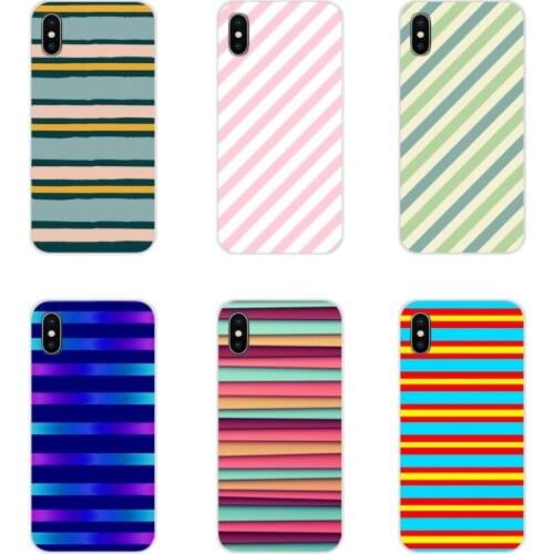 For Huawei Y5 Y6 Y7 Y9 Prime Pro GR3 GR5 2017 2018 2019 Y3II Y5II Y6II STRIPE Accessories Phone Cases Covers