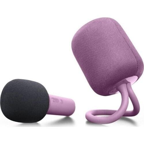 IK8 Portable Wireless Karaoke Microphone BT HiFi Sound Speaker Set Handheld Singing Recording Mic KTV Player for Phone Tablet PC