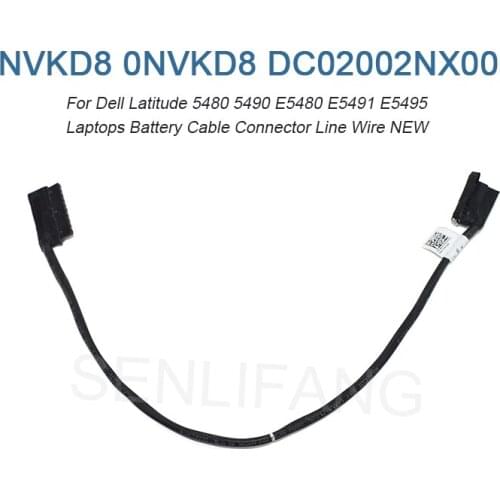For Dell Latitude 5480 5490 E5480 E5491 E5495 Laptops Battery Cable Connector Line Wire NVKD8 0NVKD8 DC02002NX00 CN-0NVKD8