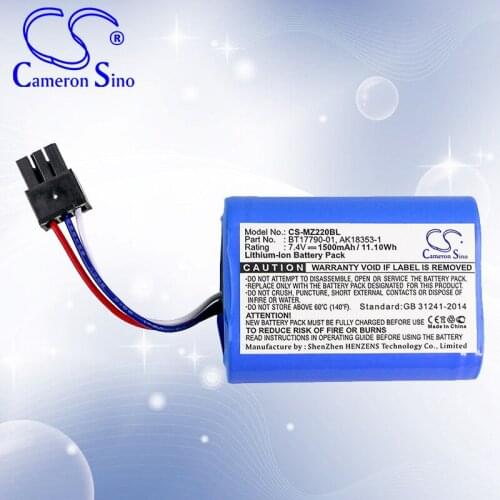 Cameron Sino 1500mAh Battery for Comtec MX420L, AK18353-1, BT17790-1, BT17790-2 For Zebra MZ220, MZ320