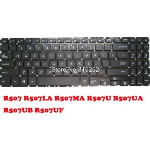Laptop Keyboard For ASUS R507 R507LA R507MA R507U R507UA R507UB R507UF Without Frame Black United States US
