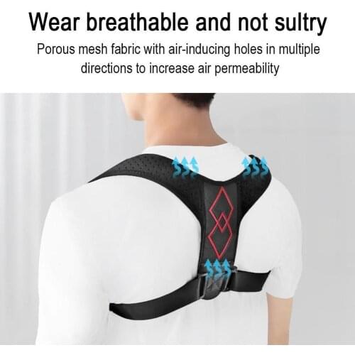 Correction Belt Male And Female Adults And Childrens Posture Invisible Sitting Visual Back Corrector Belt H3P7