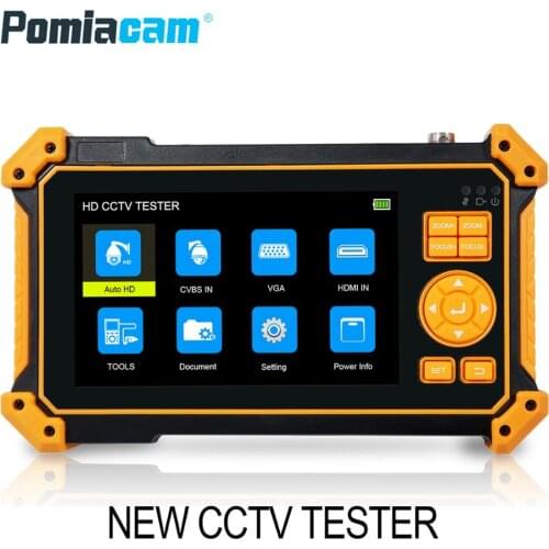 HD3100 CCTV monitor New arrived VGA & 4K HDMI input monitor CCTV tester 5" AHD CVI TVI CVBS Camera Tester