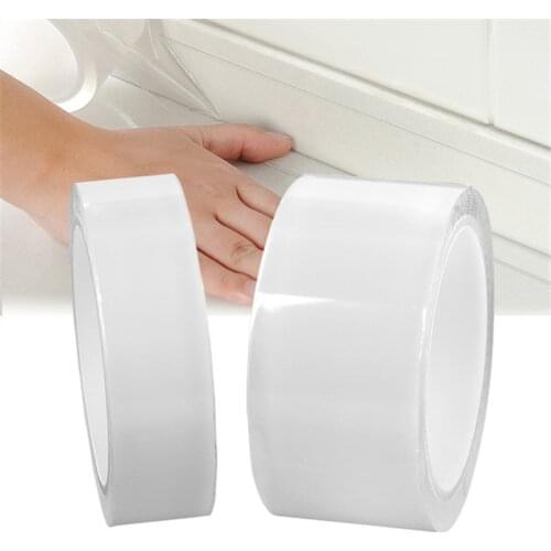 0.5M Nano Tape Transparent No Trace Self-Adhesive Tape Kitchen Home Water Proof Bathroom Reuse Moisture-Proof Household Products