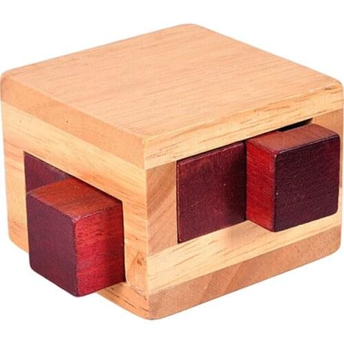 New Arrival Wooden Magic Box Puzzle Game Traditional Luban lock IQ Toys For Children Adult Educational Toys Brain Teaser Game