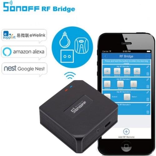 Sonoff RF Bridge WiFi 433MHz Replacement Home Module Universal Switch Intelligent Domotica Wi-Fi Remote RF Controller