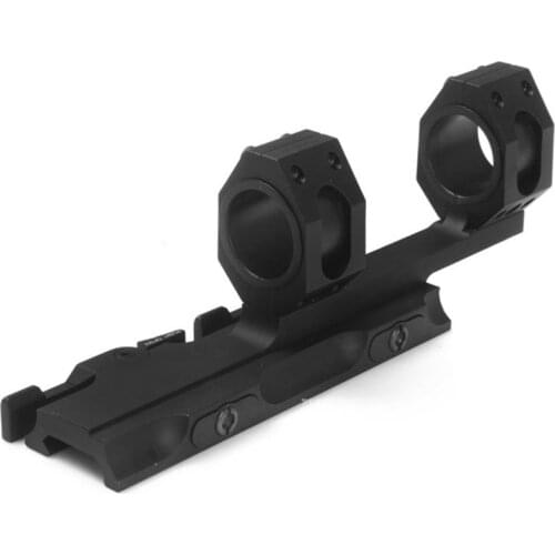 Tactical Scope Mount 25/30mm Rifle Scope Mount Optical Sight Bracket 30mm Diameter Dual Rings Quick Release Scope Mount Black