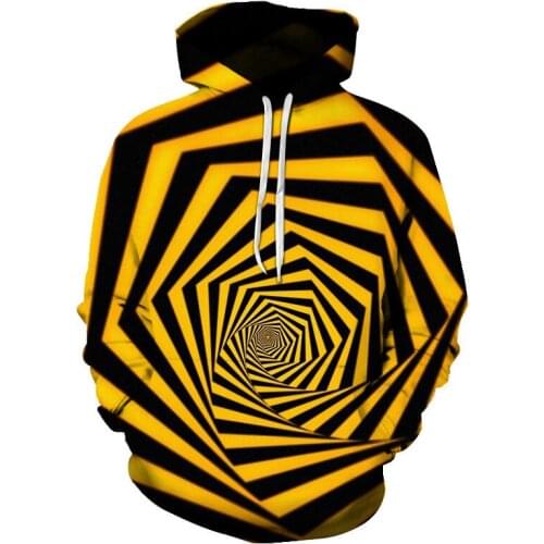 3d Hoodies Geometry Hoodie Men Vortex Hoody Anime Hooded Casual Psychedelic Hoodie Print Mens Clothing Funny Autumn Men clothing