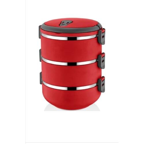 Triple Food Storage and Carriage Set Each 2.5 Liter