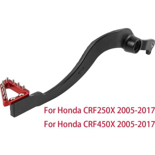 NICECNC Rear Foot Brake Lever Pedal For Honda CRF250X CRF450X CRF 250X 450X 250 450 X 2005-2017 2016 2015 2014 2013 2012 2011