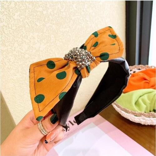 Fashion Korean style bow knot hairband Women Girls Fashion Sexy Simple Knitting wool Hair Hoop headwear Hair Accessories
