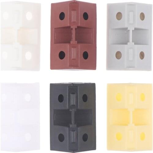10Pcs/lot Plastic Thickened Corner Furniture, Right Angle 90 Degree Angle Plywood Tray Cabinet Fittings Corner Code