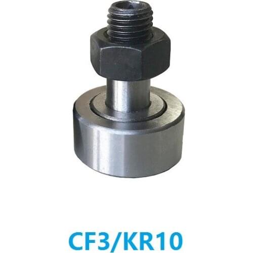 100pcs/lot CF3/KR10 Cam follower Stud type track rollers Needle Rollers Bearings KRV10