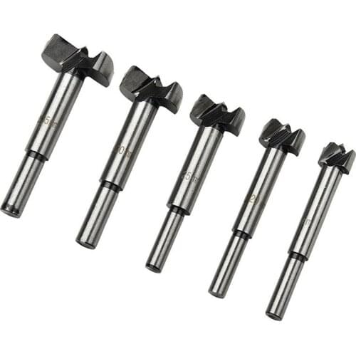 5pcs Wood drills Forstner Drill Bits Use Wood Drilling Core Drill Bit Cutters For Wood Wood Plank Puncher Woodworking Flat Wing