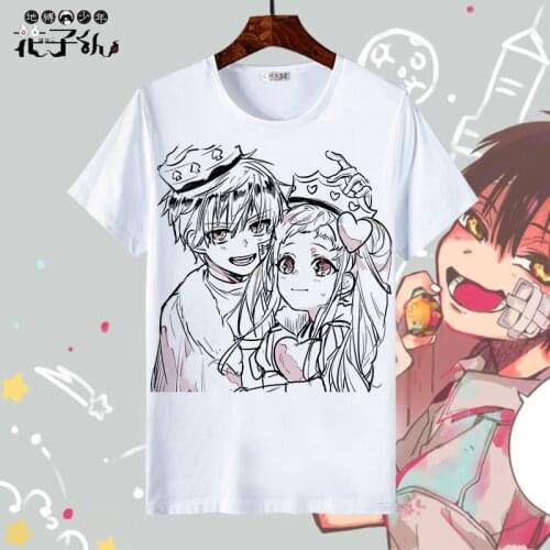 Anime Toilet-bound Jibaku Shounen Hanako Kun Cosplay Nene Yashiro T-shirts Summer Casual T Shirts White Tshirts For Women CS625