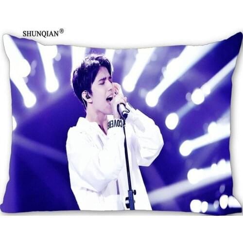 Custom Dimash Decorative Pillowcase 45x35cm(One Side) Unique rectangle Zipper Print Pillowcase Just Cover