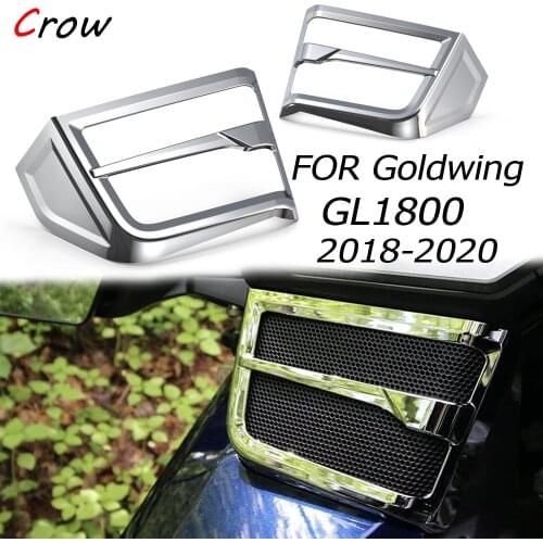 For Honda Goldwing 1800 F6B GL1800 2018 2019 2020 Chrome Speaker Grille Motorcycle Accessories
