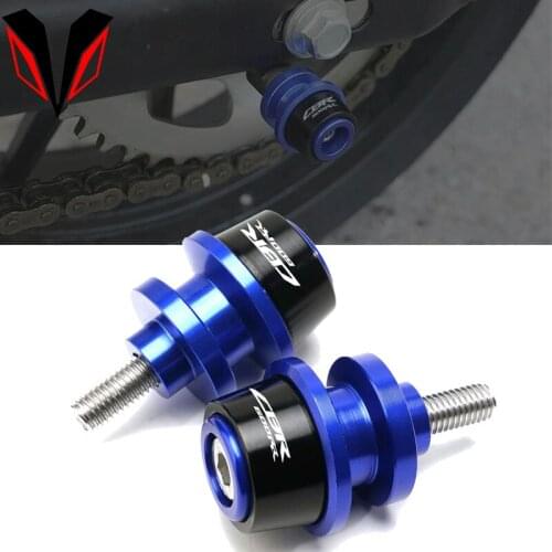 For HONDA CBR600RR 2007 CBR 600RR 2003-2021 Motorcycle M8 Swingarm Spools Slider Swing Screw Foot Stand Enlarge Pad