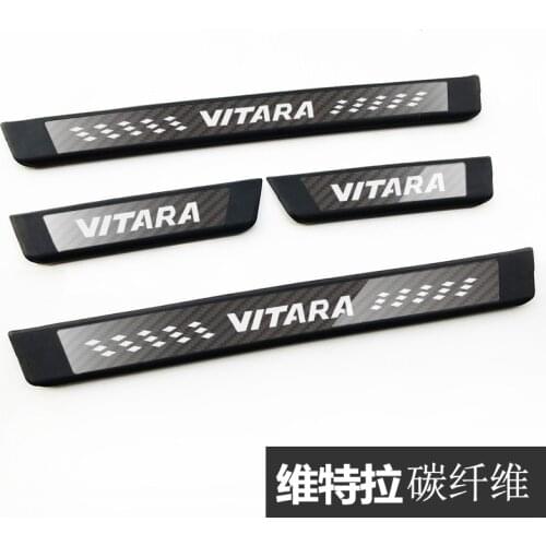 For Suzuki Vitara 2015 2016 2017 2018 High-quality Stainless Steel Plate Door Sill Welcome Pedal Car Styling Accessories