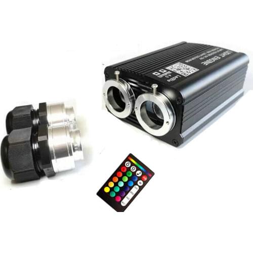 Dual Head App Smart Phone Audio Voice Remote controlled 20W Car Interior Starry Star Light Engine Fiber Optic DIY SKY Ceiling