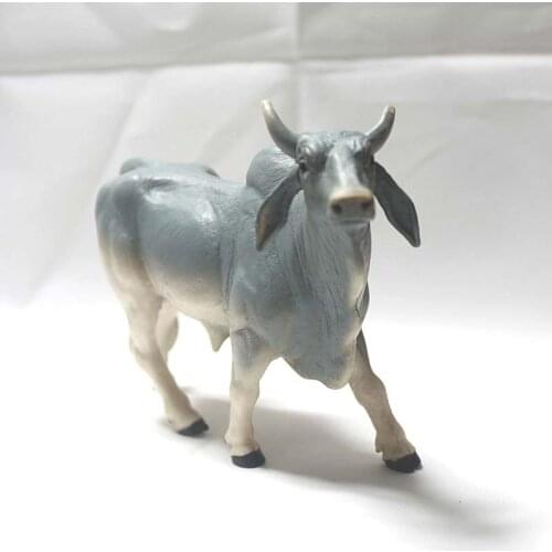 Solid pvc figure animal simulation animal model toys Bovine cow