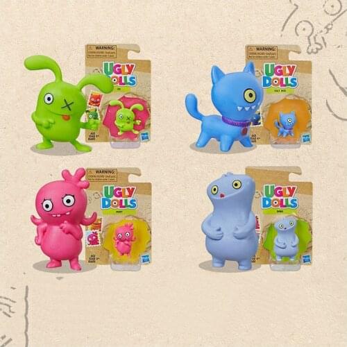 Hasbro New Ugly Doll Mini Cartoon Ugly Dog Wage Babo Doll Action Figures Model Toys Ornament Anime Ugly Toys Dolls Kid Toys Gift