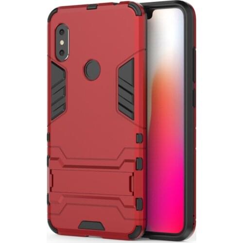 Hybrid Armor Cases For Xiaomi Redmi Note 6 Case with stand ShockProof Full Protector Phone Cover For xiaomi redmi note6