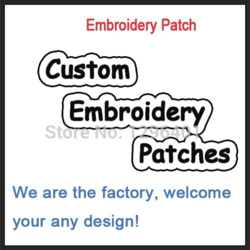 Custom small sequin embroidery patches