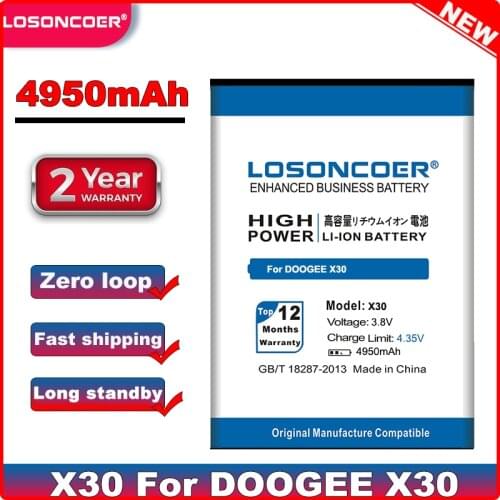 LOSONCOER DOOGEE X30 Phone Batteries China