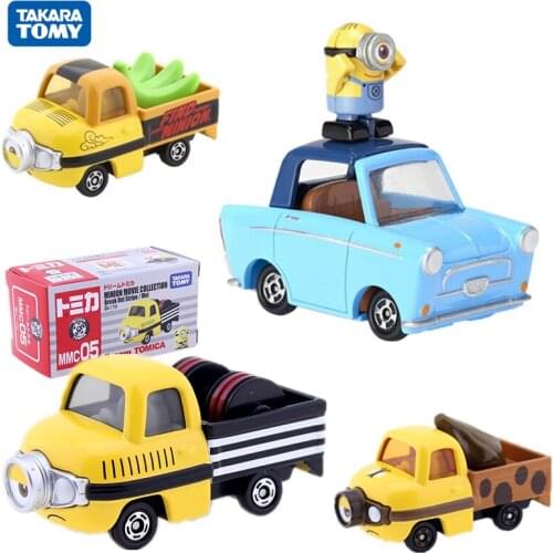 Takara Tomy Alloy Car Model Tomica Minions Simulation Cars Family decoration childrens collection toy gift