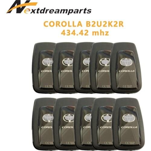 4 Buttons Genuine Car Key for Corolla 434.42mhz 4A Chip