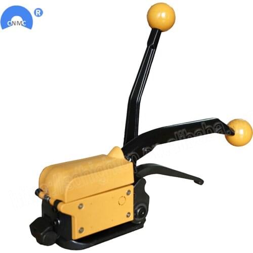 Manual steel strapping tool A333 buckle free Sealless Handheld steel strapping machine for 13/16/19 mm steel strip strap