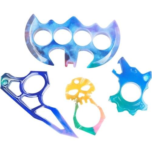 Self Defense Keychain Resin Mold Door Opener Silicone Mould