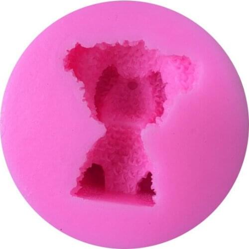 Cute Bear Silica Gel Soap Mold Chocolate Mold 19-10