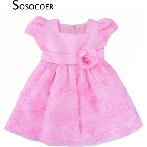 Праздничные платья для девочек SOSOCOER China At AliExpress