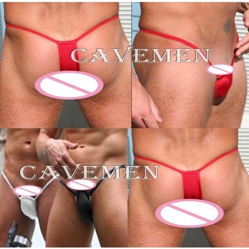 Cavemen official *hidden type*ferrules Series2115sexy men lingerie Men Sexy T-Back Thong G-String Brief Underwear free shipping